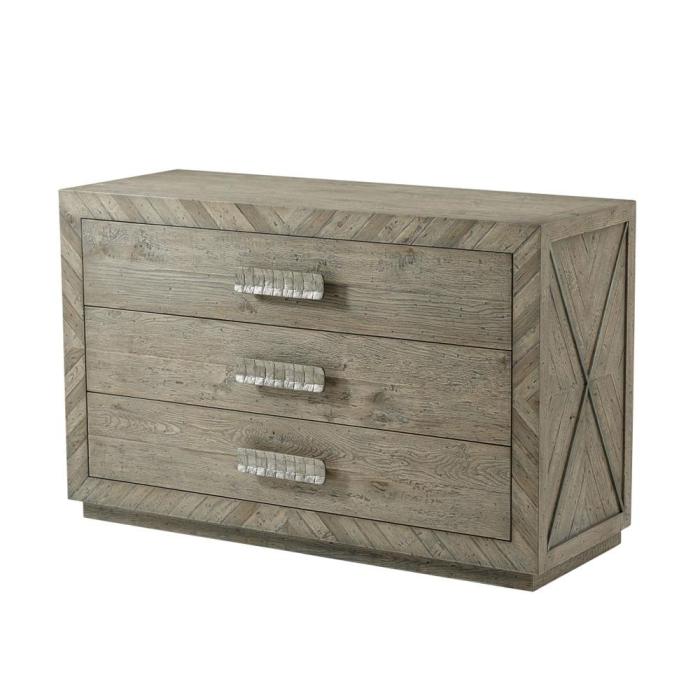 Theodore Alexander Chest of Drawers Chilton in Grey Echo Oak 1