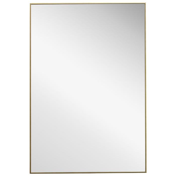 Keiichi Simple Slim Frame Mirror Gold 1