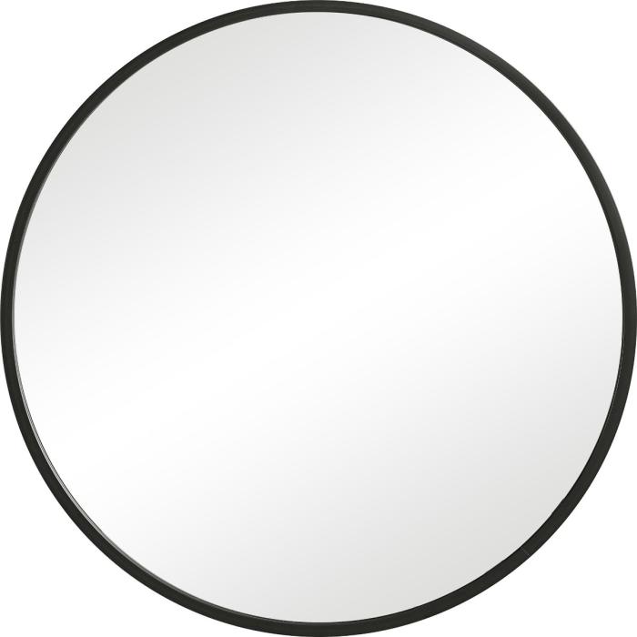 Keiichi Eve Large Round Mirror Black 1