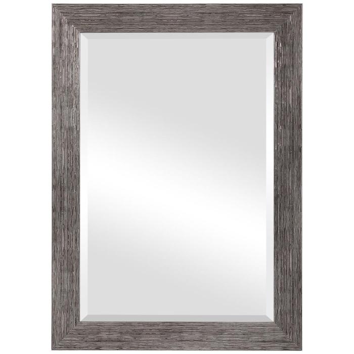 Keiichi Silver Wood Effect Mirror  1