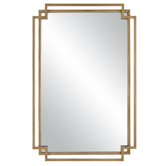 Keiichi Deco Mirror Brushed Gold 1