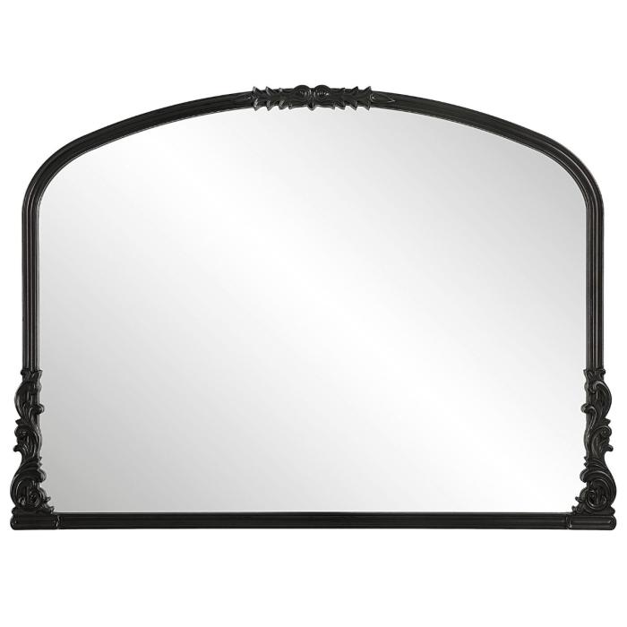 Keiichi Edward Mantleplace Mirror Black  1