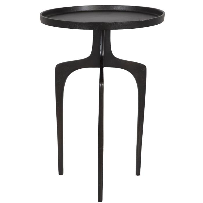 Keiichi Tripod Side Table Black 1