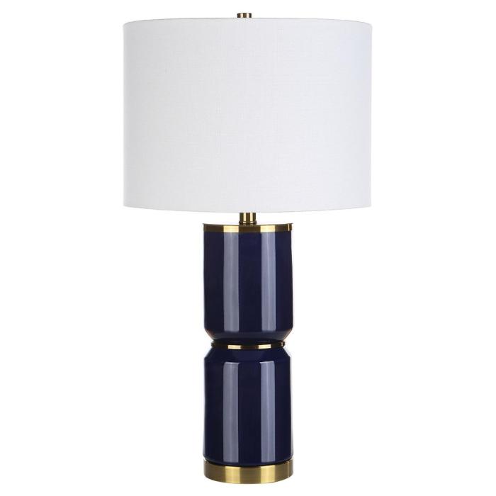 Keiichi Lilian Table Lamp Navy Blue 1