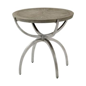 Round Side Table Weston in Grey Echo Oak