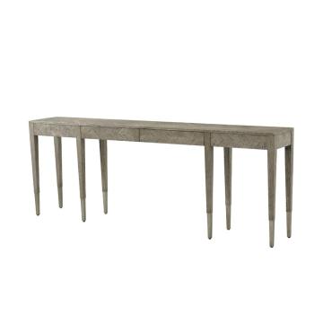 Console Table Calhoun in Grey Echo Oak