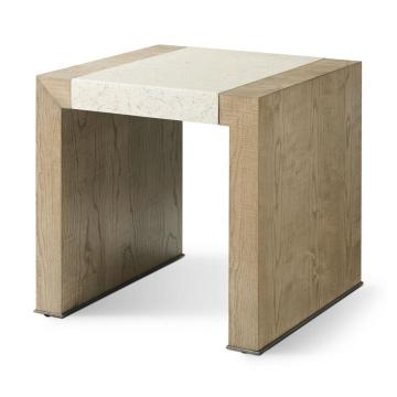 Catalina Side Table II in Dune Finish