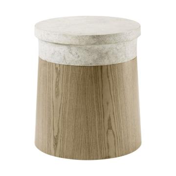 Catalina Side Table III in Dune Finish