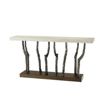 Catalina Branch Console Table in Earth Finish