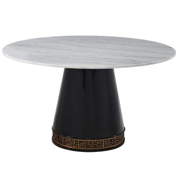*Table* Dining Table Westcott in Bianco Marble