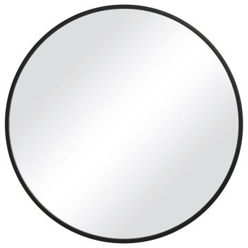 Eve Medium Round Mirror Black