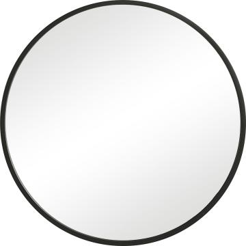 Eve Large Round Mirror Black