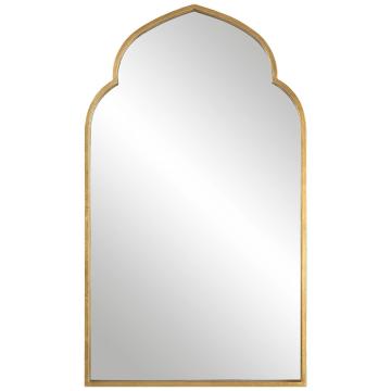 Temple Mirror Gold Finish