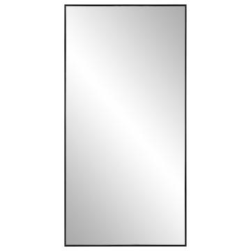 Slim Frame Midi Mirror Black