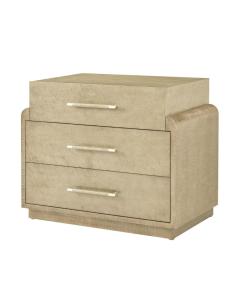 Origins Three Drawer Bedside Table in Sesame