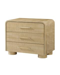 Origins Three-Drawer Nightstand II in Sesame