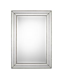 Triple Frame Mirror Silver Finish