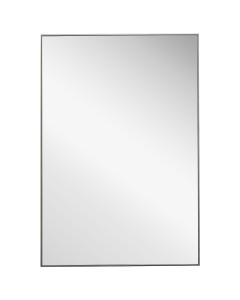 Simple Slim Frame Mirror Silver