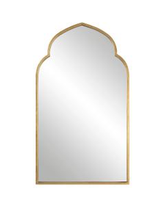 Temple Mirror Gold Finish