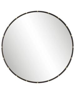 Amos Mirror Bronze & Gold