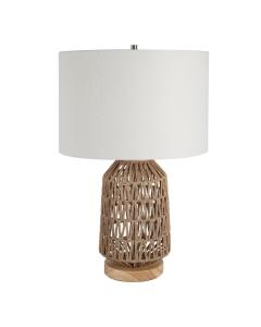 Natural Woven Table Lamp